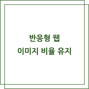 반응형이미지비율