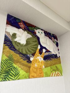 오사카 네코하우스 난바점 고양이 그림