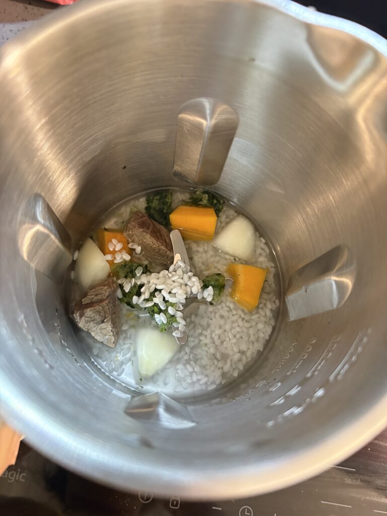 마이쿠커 소고기단호박 이유식 재료