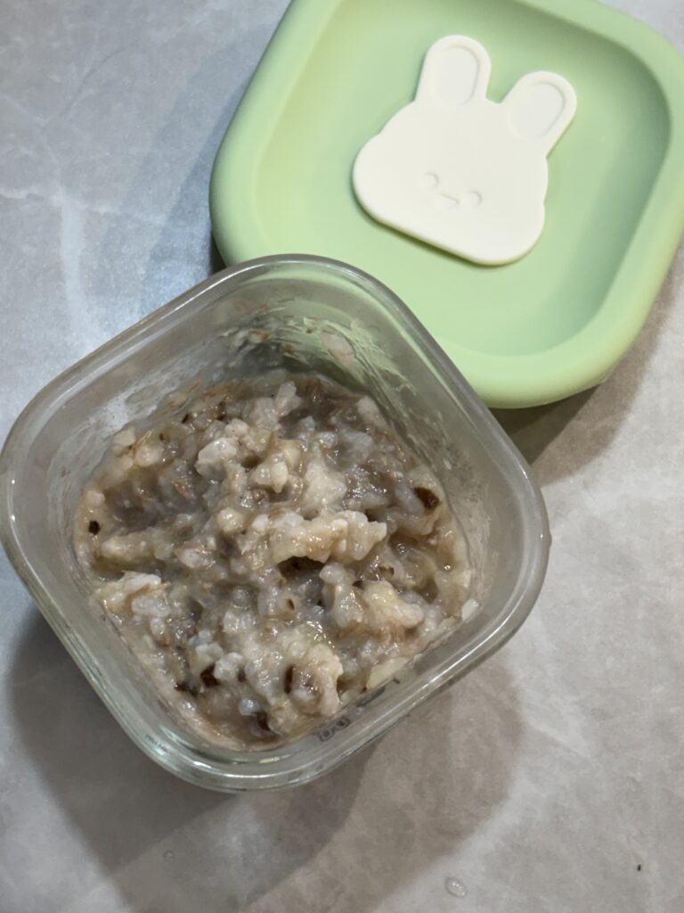 소고기표고버섯양배추 이유식